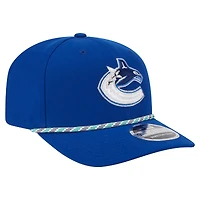 Men's New Era  Blue Vancouver Canucks Multi-Rope 9SEVENTY Adjustable Hat