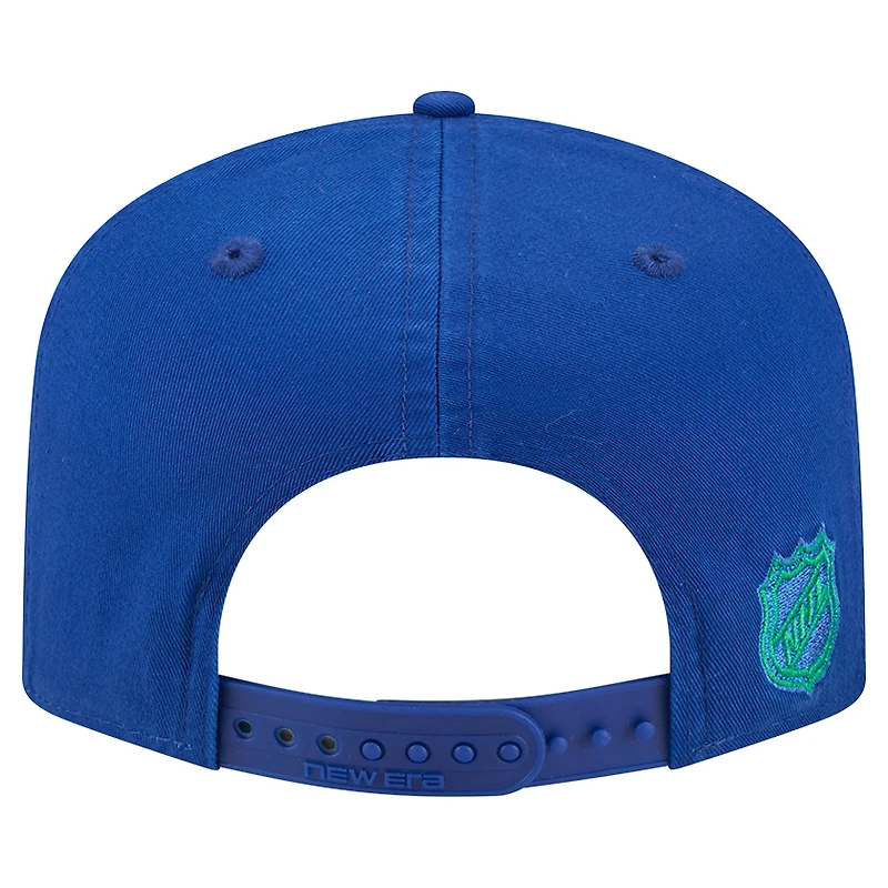 Casquette ajustable Quickstrike 19TWENTY bleue New Era pour homme des Vancouver Canucks