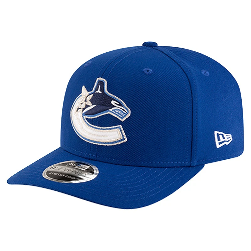 Men's New Era  Blue Vancouver Canucks Team Collection Basic 9SEVENTY Adjustable Hat