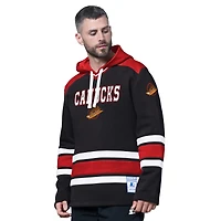 Men's Starter  Black Vancouver Canucks Slapshot Fleece Hoodie
