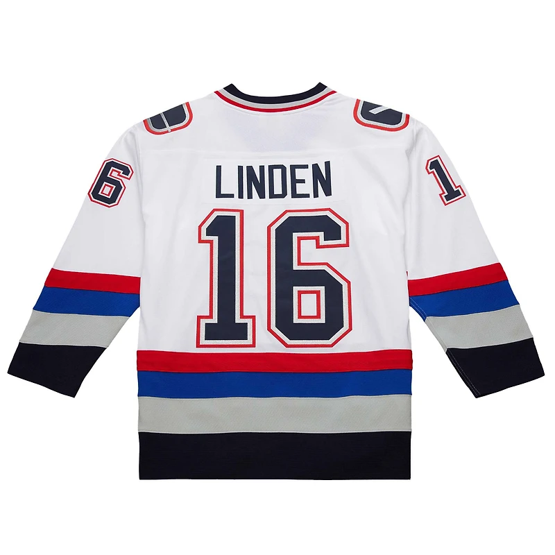 Men's Trevor Linden White Vancouver Canucks 2003-04 Power Play Jersey