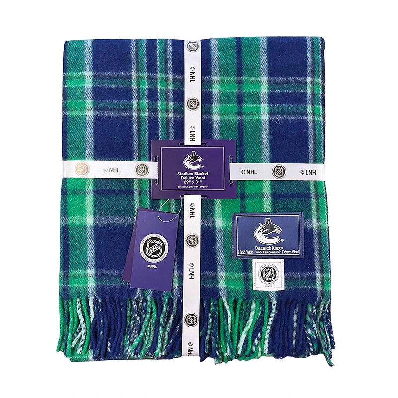 Patrick King Woollen Company Vancouver Canucks 31" x 69" Merino Wool Stadium Blanket/Wrap