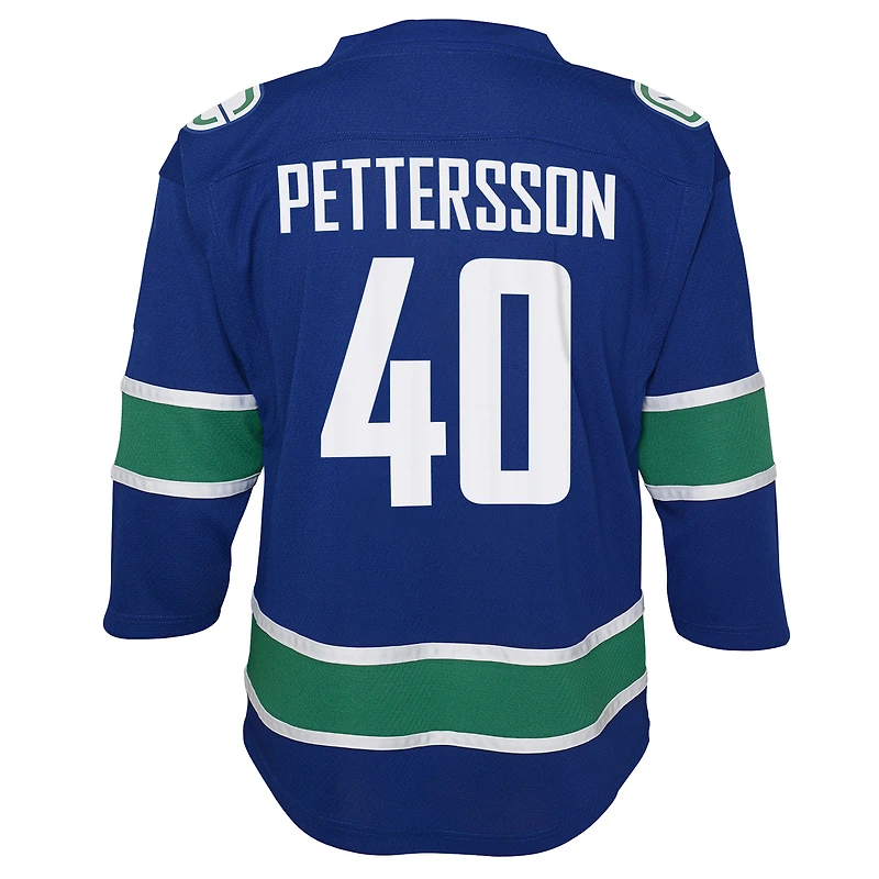 Preschool Elias Pettersson Blue Vancouver Canucks 2019/20 Home - Replica Player Jersey
