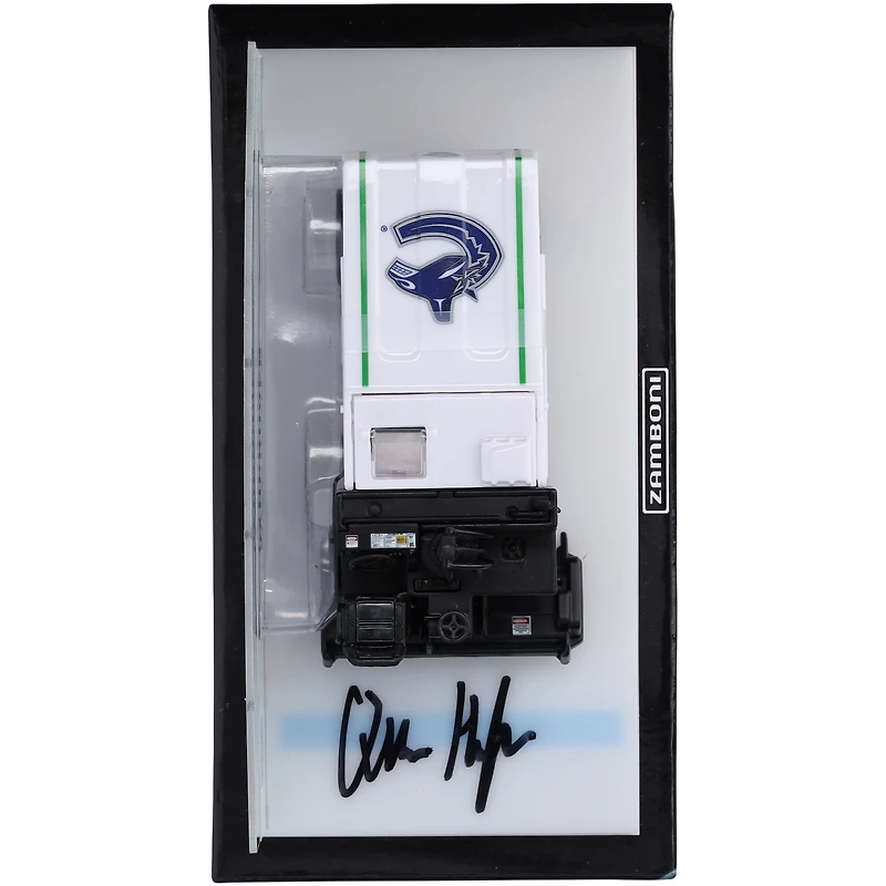 Quinn Hughes Vancouver Canucks Autographed 1:43 Scale Die-Cast Zamboni 
