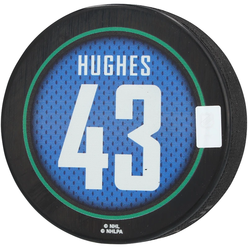 Quinn Hughes Vancouver Canucks Autographed 2024 Norris Trophy Winner Hockey Puck - Limited Edition of 143