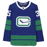 Thatcher Demko Vancouver Canucks Autographed Blue adidas Alternate Authentic Jersey