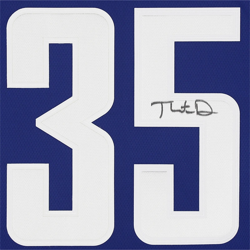 Maillot Breakaway bleu autographié par Thatcher Demko des Vancouver Canucks