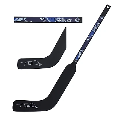 Thatcher Demko Vancouver Canucks Autographed Mini Composite Goalie Stick