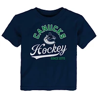 Toddler Navy Vancouver Canucks Take the Lead - T-Shirt