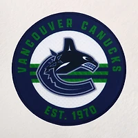 Peignoir unisexe blanc des Canucks de Vancouver