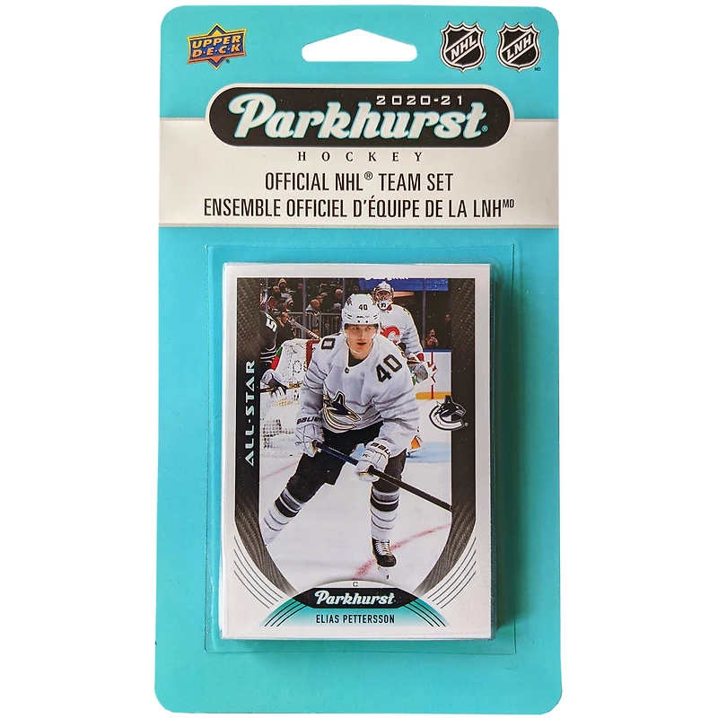 Upper Deck Vancouver Canucks 2020/21 Team Card Portfolio - Set