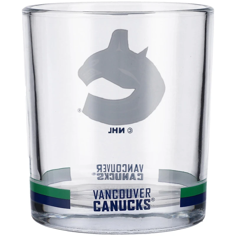 Canucks de Vancouver 10 oz. Verre à bandes de roches