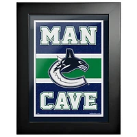 Vancouver Canucks - 12'' x 16'' Man Cave Framed Artwork