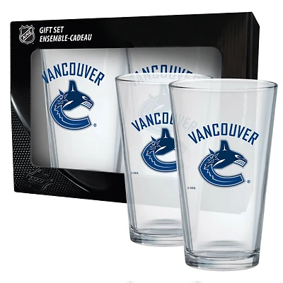 Vancouver Canucks Paquet de 2 16 oz. Verres à mélanger
