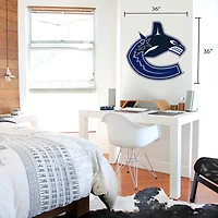 Vancouver Canucks 36'' x 36'' Team Logo Repositionable Wall Decal