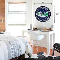 Vancouver Canucks 36'' x 36'' Team Logo Repositionable Wall - Decal