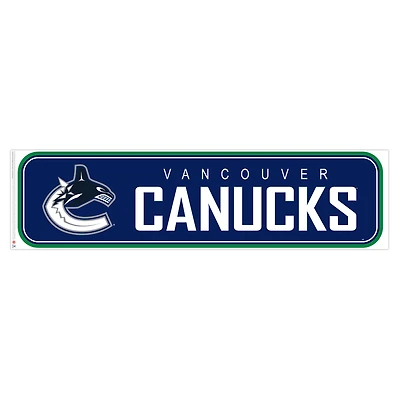 Vancouver Canucks 90'' x 23'' Repositionable Wall - Decal