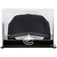 Vitrine de présentation en acrylique avec logo de l'équipe des Canucks de Vancouver