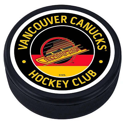 Canucks de Vancouver - Rondelle de hockey texturée vintage classique