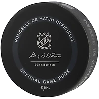 Vasily Podkolzin Canucks de Vancouver dédicacé la rondelle de jeu officielle de la saison 2021