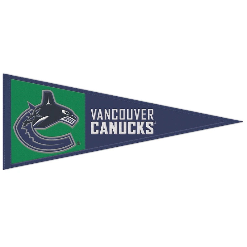WinCraft Vancouver Canucks Fanion en laine avec logo principal 13" x 32"
