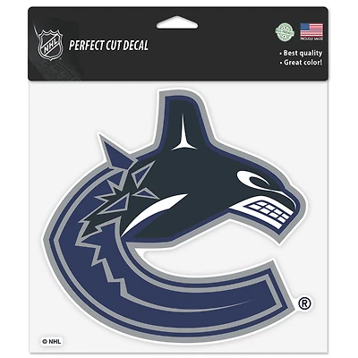 WinCraft  Vancouver Canucks 8" x 8" Color Car Decal
