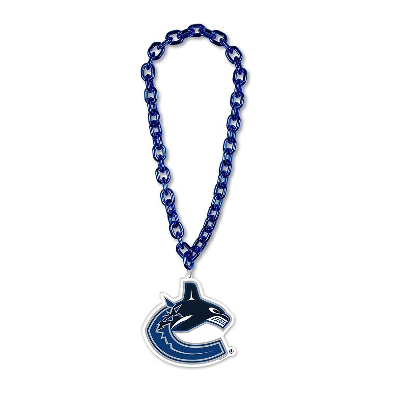 Collier WinCraft avec grand logo des Vancouver Canucks