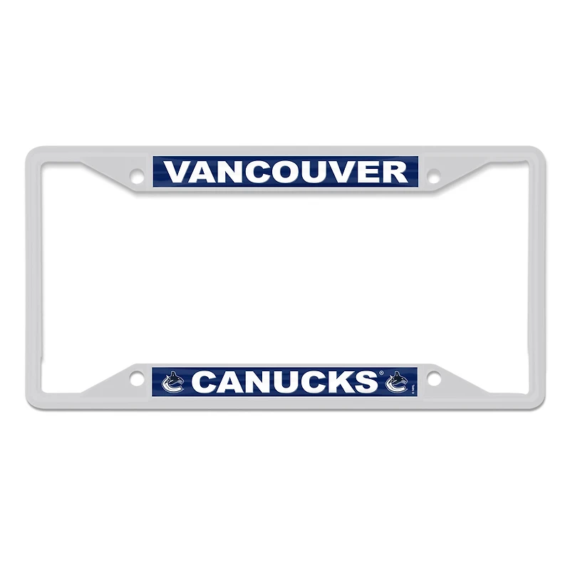 WinCraft Vancouver Canucks Chrome Color License Plate Frame