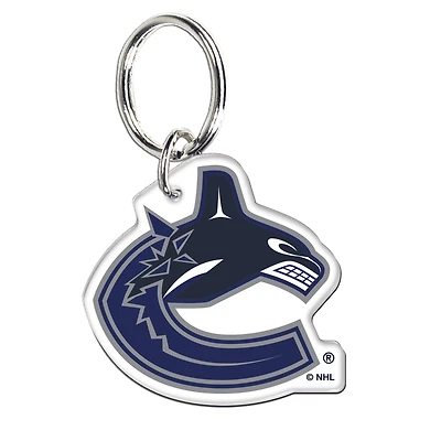 Porte-clés WinCraft Vancouver Canucks en acrylique de qualité supérieure