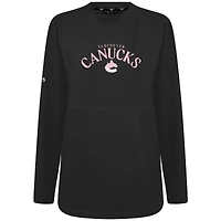 Sweat-shirt à col roulé noir pour femme Vancouver Canucks Beaudry la fête des mères
