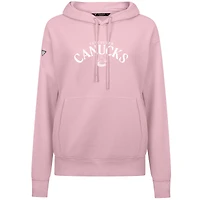 Sweat à capuche rose clair pour femme Levelwear Vancouver Canucks Mother's Day Adorn