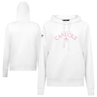 Sweat à capuche blanc pour femme Levelwear Vancouver Canucks Mother's Day Adorn