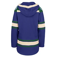 Sweat à capuche bleu '47 Superior Lacer pour femme des Vancouver Canucks