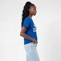 Women's Champion  Blue Vancouver Canucks Wordmark Lockup T-Shirt