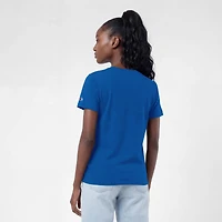 Women's Champion  Royal Vancouver Canucks Arch Mascot Logo T-Shirt