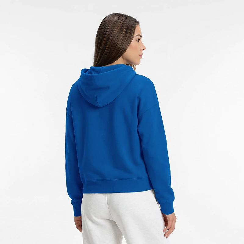 Sweat à capuche Champion Royal Vancouver Canucks pour femmes, modèle Arched Pill Box
