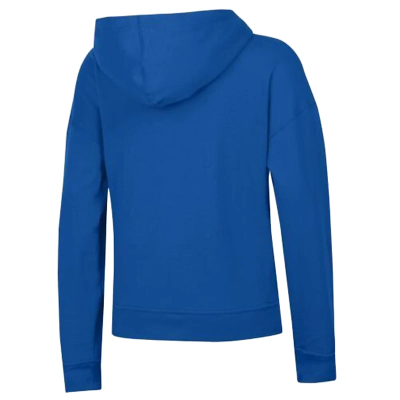 Women's Champion  Royal Vancouver Canucks Arched Pill Box Hoodie