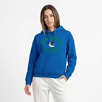 Sweat à capuche Champion Royal Vancouver Canucks pour femmes, modèle Arched Pill Box