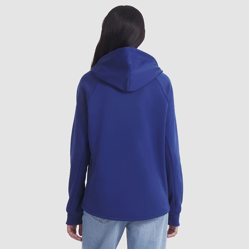 Sweat à capuche zippé entièrement Authentic Pro Rink pour femme Fanatics Blue Vancouver Canucks