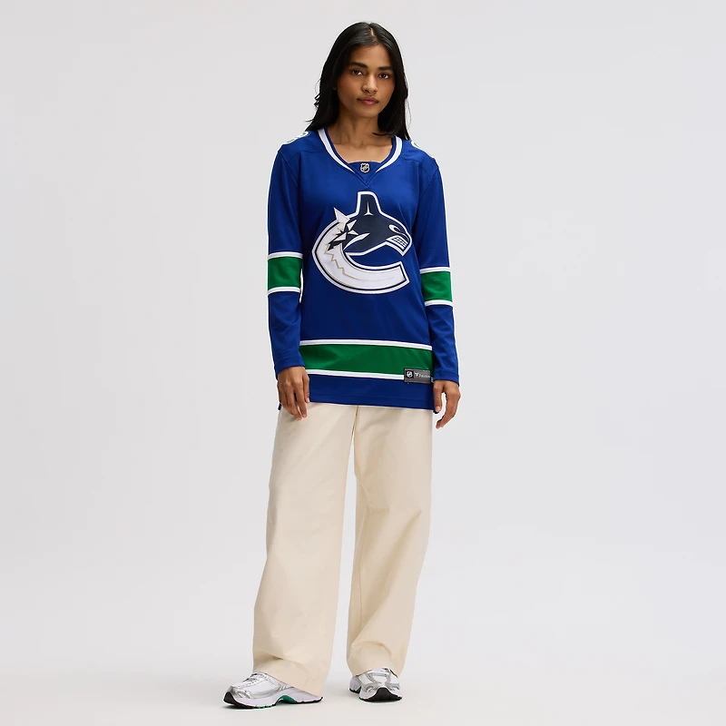 Women's Fanatics Blue Vancouver Canucks Premier Breakaway Jersey