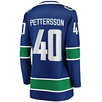 Fanatiques féminines de marque Elias Pettersson Blue Vancouver Canucks Breakaway - Maillot joueur