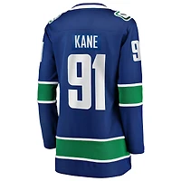 Maillot bleu de joueuse échappée à domicile des Vancouver Canucks Evander Kane pour femmes Fanatics