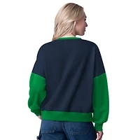 Sweat-shirt surdimensionné bleu G-III 4Her de Carl Banks pour femme Vancouver Canucks Arena