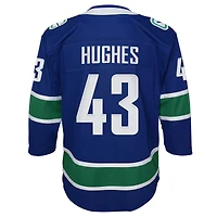 Youth Quinn Hughes Blue Vancouver Canucks Home Premier Player Jersey