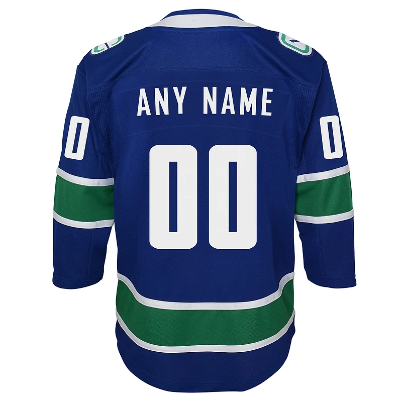 Youth Blue Vancouver Canucks 2020/21 - Custom Premier Jersey