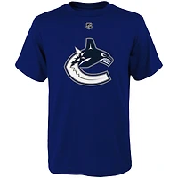 Jeune Elias Pettersson Blue Vancouver Canucks Player Name & Number - T-shirt