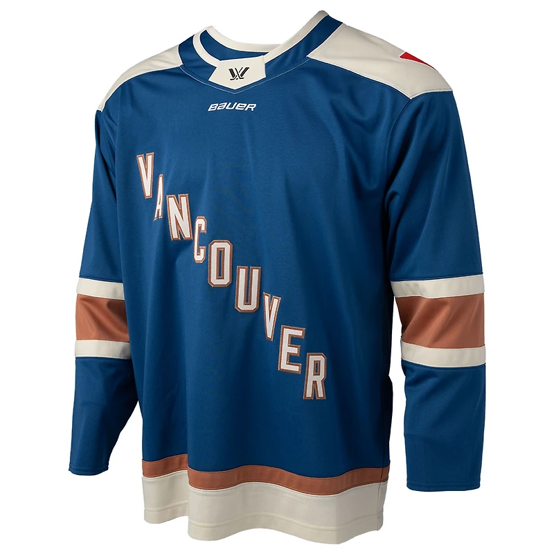 Maillot de hockey unisexe bleu PWHL Vancouver Home Replica
