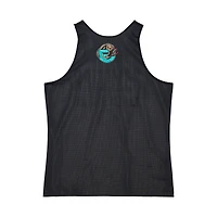 Maillot d'entraînement réversible en maille Hardwood Classics Vancouver Grizzlies noir/blanc Mitchell & Ness pour homme