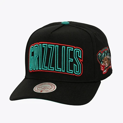 Men's Mitchell & Ness Black Vancouver Grizzlies Class Act Pro Snapback Hat