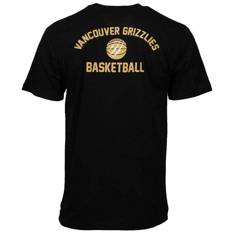 T-shirt noir Mitchell & Ness Vancouver Grizzlies Eye Of The Tiger pour homme